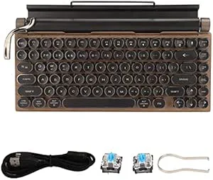 Cerlingwee 83-Tangenters Mekaniskt Retro Skrivmaskin Tangentbord