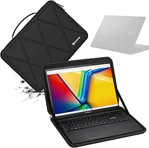 Smatree Hårt EVA-skyddsfodral kompatibelt med 16 tum ASUS Vivobook S 16X/16X/16X OLED/16, för 15,6 tum ASUS Zenbook Pro Duo 15 OLED, ASUS Chromebook CX1/C523 laptop stötdämpande fodral (X8280)