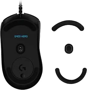 kwmobile Ersättare för musfötter kompatibel med Logitech G403/G603/G703 datormusskridskor klistermärke – svart
