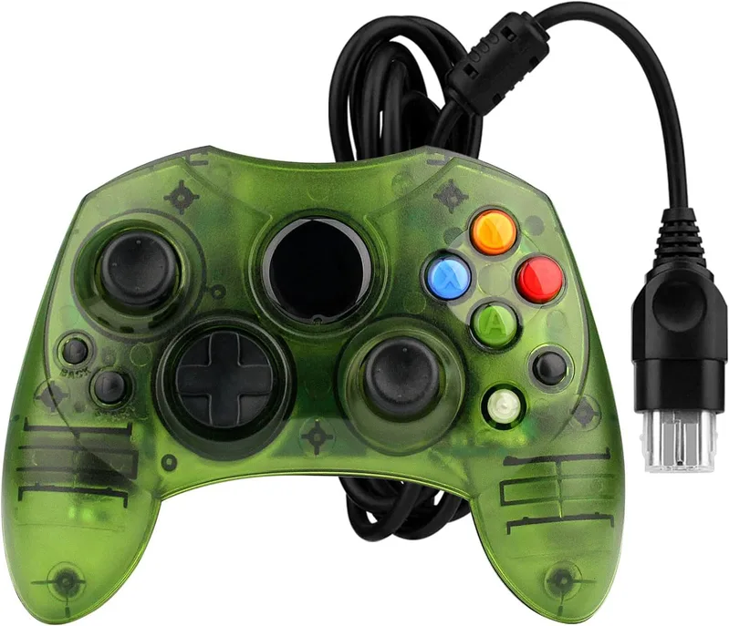OSTENT Trådbunden Kontroller Gamepad Joystick S Typ 2 A för Microsoft Gamla Generationen Xbox Konsol Videospel