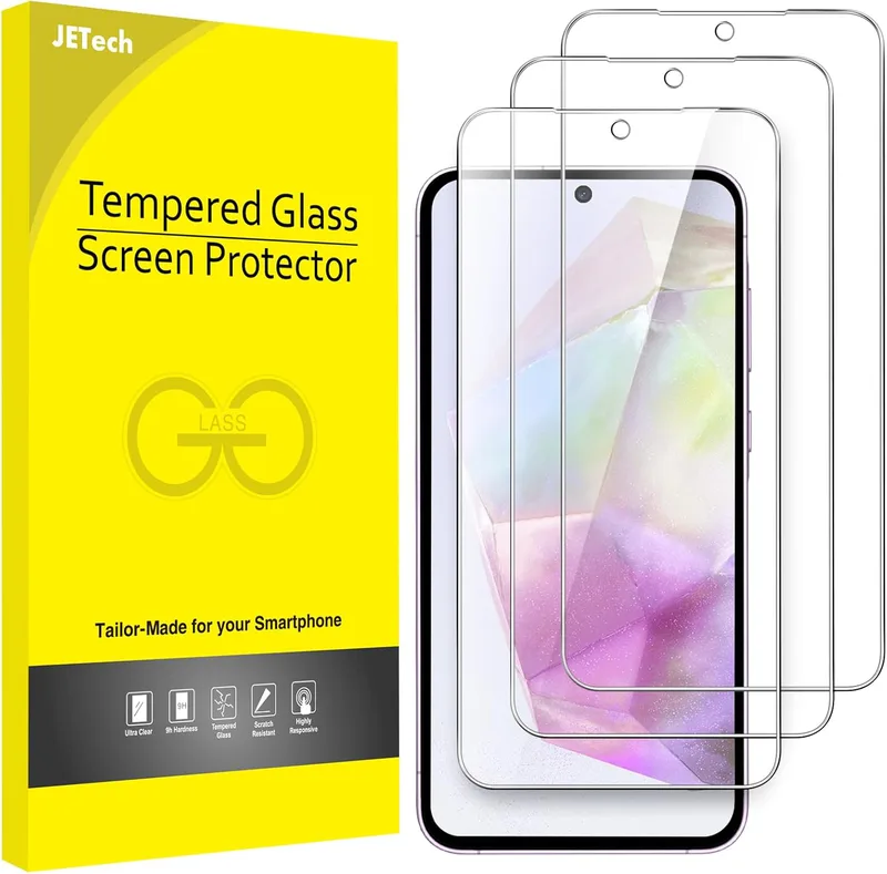 JETech Skärmskydd för Samsung Galaxy A35 5G 6,6-Tums