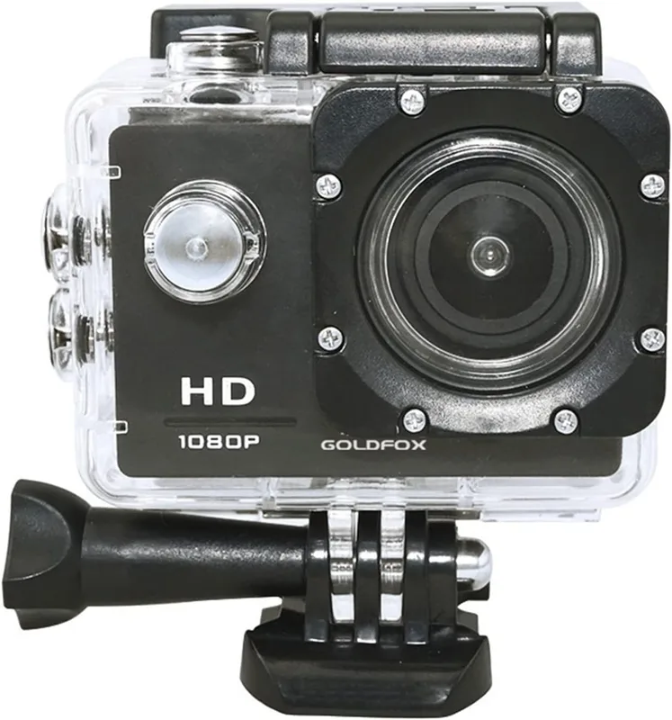 Actionkameror Action kamera deportiva, HD 1080p 2 tum Lcd Skärm, 140d undervattens, vattentät hjälm video, inspelning kameror sport kamera