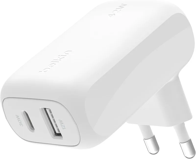 Belkin BoostCharge 42 W väggladdare med två portar