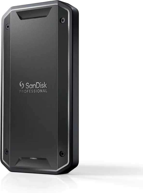 SanDisk Professional 2TB PRO-G40, SSD up to 3000 MB/s, External SSD, Thunderbolt 3 (40Gbps), USB-C (10Gbps) Ultrarobust design IP68 dust/water resistance. Formatted exFAT