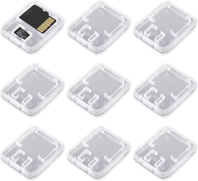 9 st SD-kortförvaringslåda