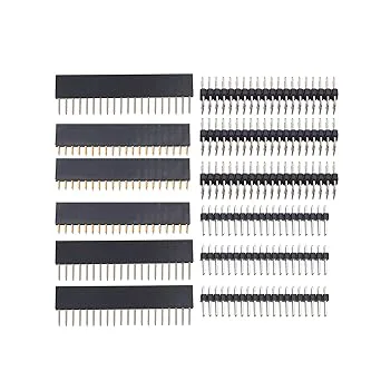12 st 40 stift GPIO-huvud kit 20 x 2 stift höger GPIO-huvud uttag för /4B/3B+/3B/3A+