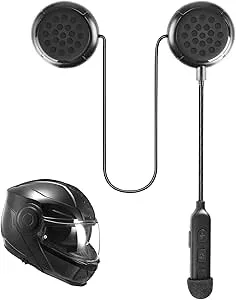 HOSPAOP Motorcykelhjälm hörlurar Bluetooth
