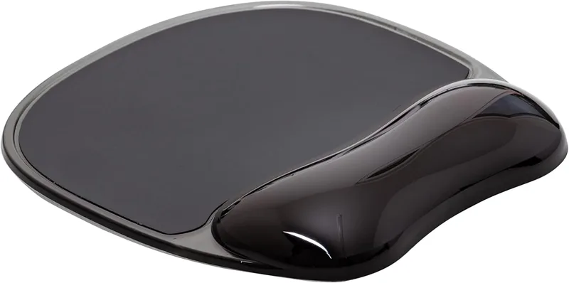 Q-Connect Ergonomisk Musmatta med Gelkudde och Handstöd för Dator och Laptop