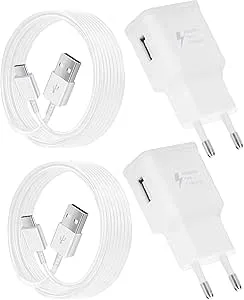 Mijun (2-Pack) USB Laddare Med Laddkabel USB