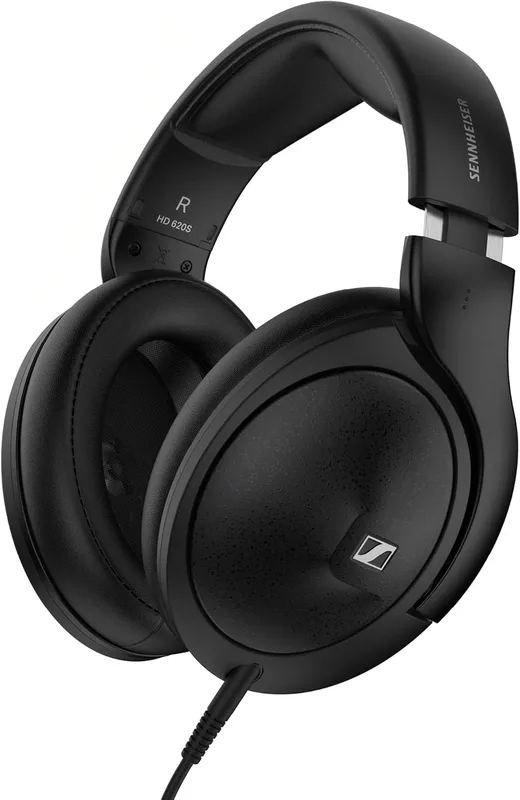 Sennheiser HD 620S hörlurar med sluten baksida – högkvalitativt stereoljud med högtalarliknande rumslig återspegling och optimerat surroundljud för omslutande lyssning – med sladd