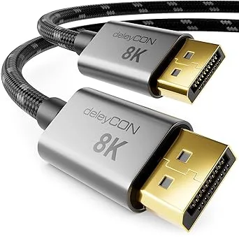 deleyCON 3,0m 8K DisplayPort-Kabel