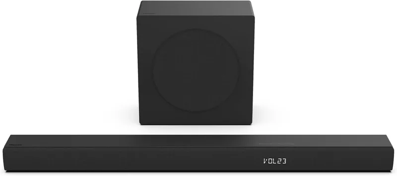 Hisense HS3100 Soundbar 3.1, 480W, Dolby Digital, DTS Virtual X, EzPlay, Bluetooth 5.3, HDMI ARC/Optical/AUX/USB, 6 ljudlägen