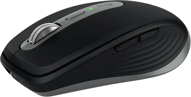 Logitech MX Anywhere 3S for Mac, kompakt trådlös Bluetooth-mus, 8K DPI-avläsning på alla ytor, tysta klickljud, USB C, trådlös mus för MacBook Pro, Macbook Air, iMac, iPad