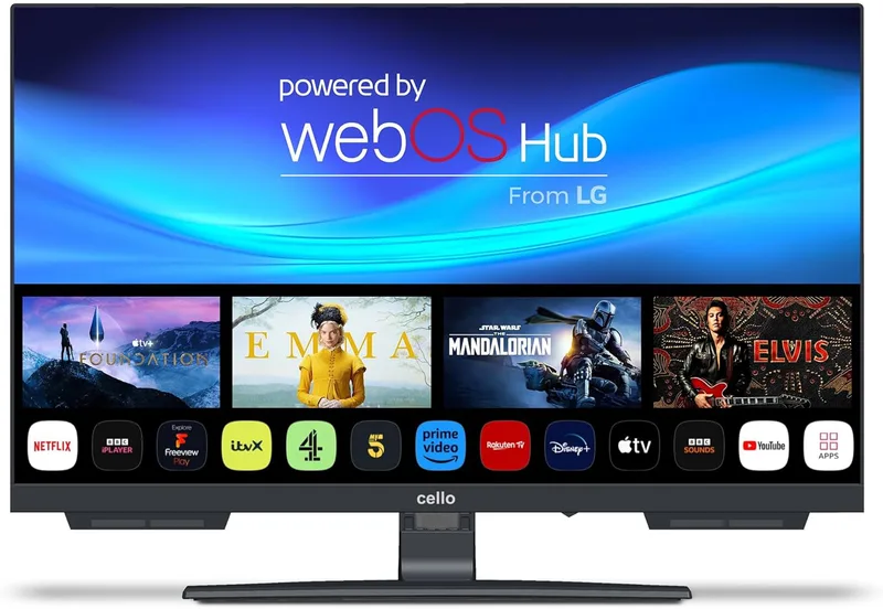 Cello C2224WSH 22 tum full HD SMART ramlös TV-trippeltuner