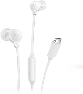 Motorola Sound Motorola 3C-S vita hörlurar USB-C