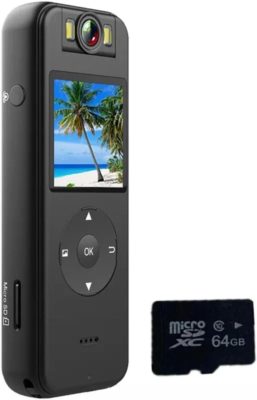 Kroppskameror 4K HD-kamera, Sportkamera, Hotspot-hjälmkamera, Utomhus Mini DV Motorcykelåkning brottsbekämpande inspelare