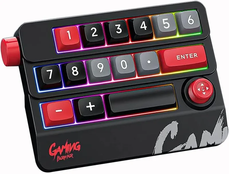 Rocker Knob programmerbart makro anpassat tangentbord