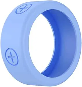 Elastiskt silikonskydd för Oura Ring Gen 3 utomhus träning stötsäker smart ring repbeständig hudskyddsfodral (glow-in-the-dark blå)