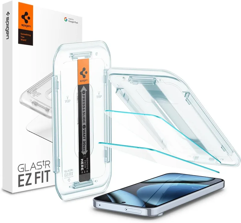 Spigen Glas.tR EZ Fit Skärmskydd kompatibel med Google Pixel 10