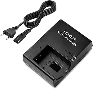 LC-E17 Batteriladdare, Kompatibel med Canon EOS R10 R50