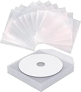 FLLAGG20 100X CD-fodral transparent plast