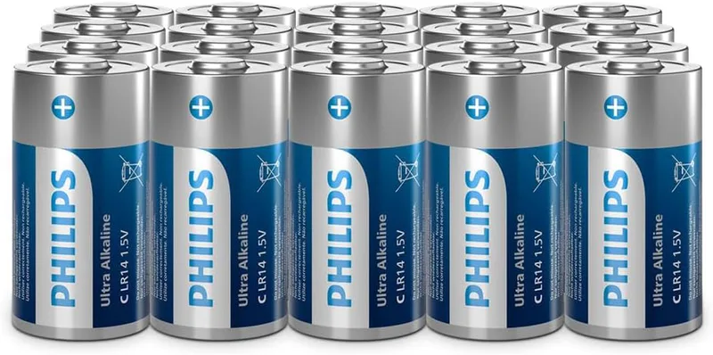 Philips Ultra C alkaliska batterier, LR14