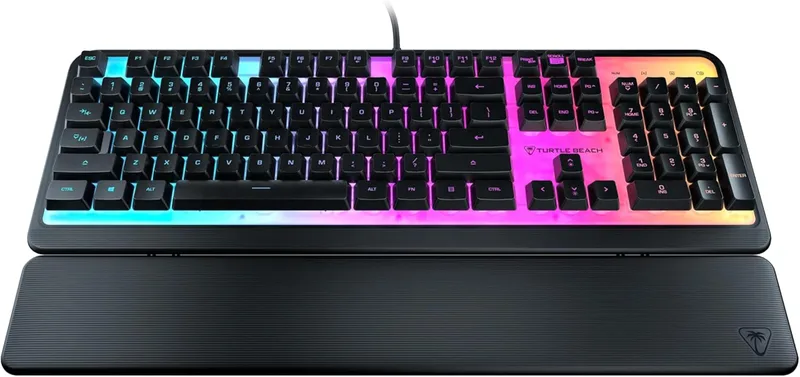 Turtle Beach Magma RGB-speltangentbord med membranknappar, avancerad anti-ghosting-teknik, Easy-Shift-teknik, RGB-belysn