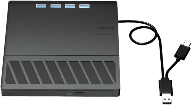 LYEAA 7-i-1 USB 3.0 typ C extern