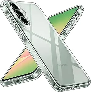 ivoler Fodral för Samsung Galaxy A56 5G, transparent, gulnar inte, militär standard, stötsäkert, reptåligt, mobiltelefonfodral, tunt