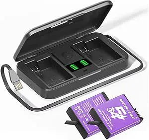 CITYORK Laddare set för DJI Osmo Action 4/Osmo Action 3