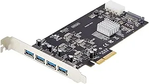 StarTech.com 4-Port USB-A PCIe Card