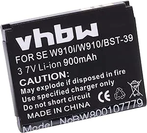 vhbw batteri ersätter Sony-Ericsson BST-39