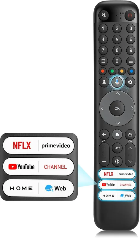 Loutoc TCL-Smart TV Remote Control Voice Remote