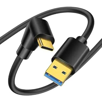 YACSEJAO 90 graders USB Type-C-kabel USB 3.0A