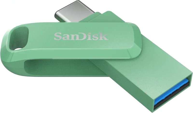 SanDisk 512 GB Ultra Dual Drive Go USB Type-C Flashminne med reversibla USB-kontakter, Type-C och Type-A, för mobiler, plattor, Mac- och PC-datorer