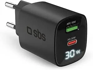 SBS 30W multiportladdare med LCD-skärm
