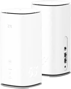 ZTE MC888PRO AX5400 5G CPE Trådlöst Wi-Fi 6, Överlägsen 5G + 4G LTE-Hastighet, EasyMesh för Hela Hemroutern, 128 Användare, Vit