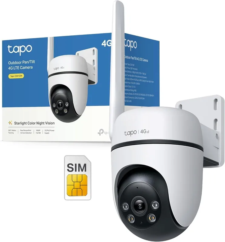 Tapo C501GW 4G 360 övervakningskamera utomhus
