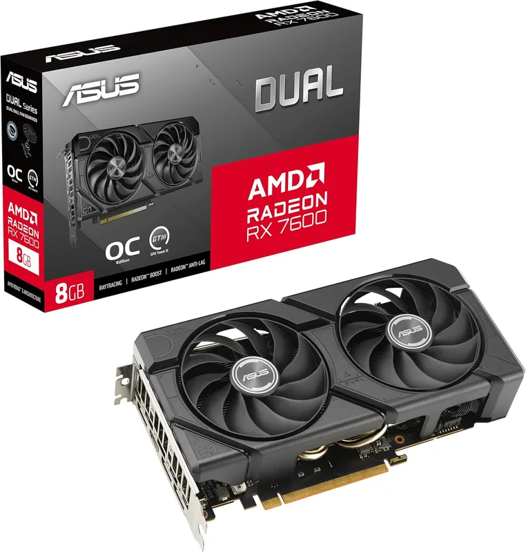 ASUS Dual Radeon RX 7600 EVO 8GB