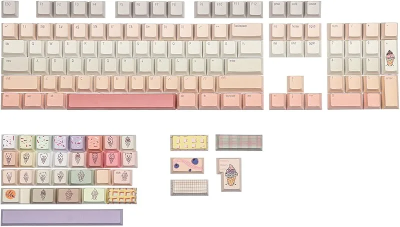 KiiBoom x Strawberryjam1986 Berry Cream Keycaps-set