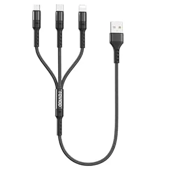 RAVIAD Multi kort laddningskabel [50 cm]