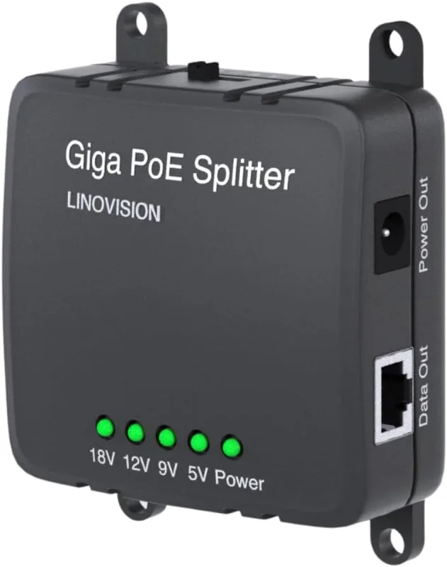LINOVISION 30 W Gigabit PoE-splitter