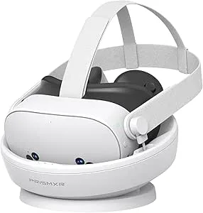 PRISMXR Laddstation kompatibel med Meta Quest 3S-tillbehör