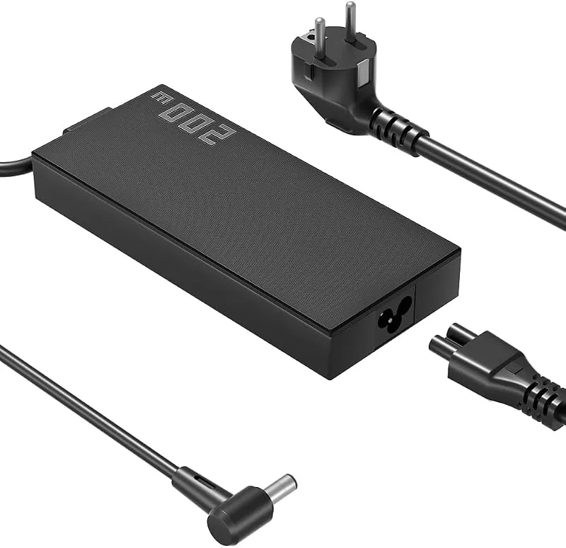 200W Laddare för ASUS TUF Dash F15 F17 A15 A17 FX507 FA507 FX517 FA506 FX506 FX516 FX706H FA706Q FA707RC FA707RE ROG Str