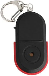 Mini visselpipa Anti-Förlora Hitta Nyckel Trådlös Larm Smart Tag Locator Key Tracker Whistle Whistle Ljud LED Tracker Ljus
