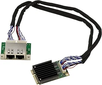 KALEA-INFORMATIQUE Mini PCI Express MiniPCIE 2-portars koppar RJ45 Dual LAN 2.5 GigABIT ETHERNET nätverksstyrenhet med Intel I226 SRKTV-chipset