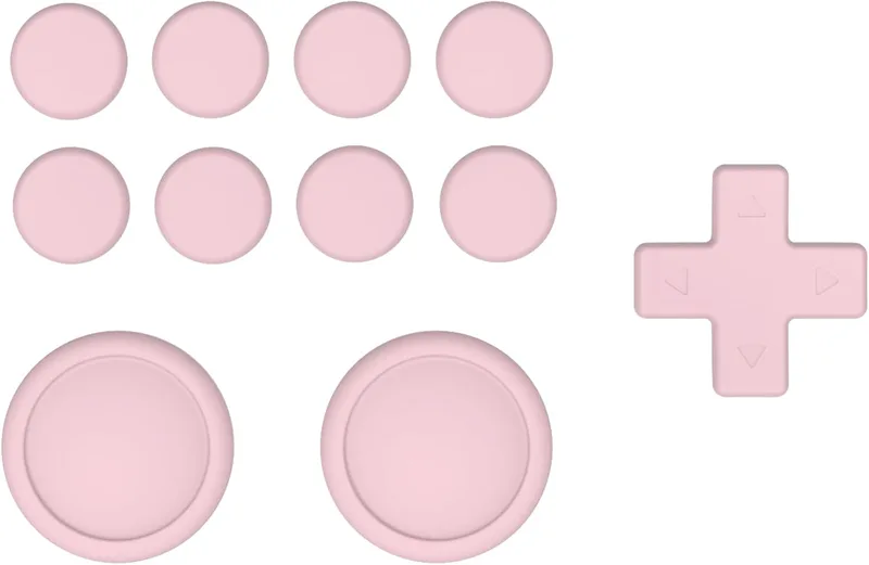PlayVital Silikon Knappskydd med Tumgrepp Set för Nintendo Switch/OLED/Lite,ABXY Directional Button Caps med D-Pad Knapplockp för Switch Lite