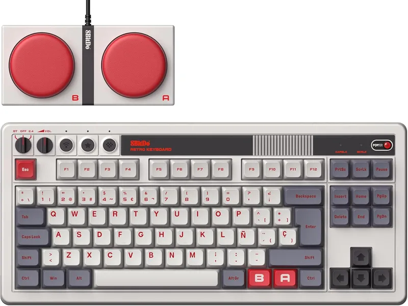 8Bitdo retro mekaniskt tangentbord