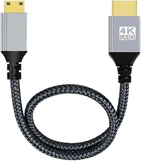 NFHK 4K 60hz HDMI 2.0 hane till Mini HDMI Type-C hane-kabel