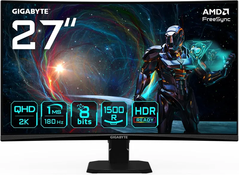 Gigabyte GS27QCA 27" QHD Curved 180Hz